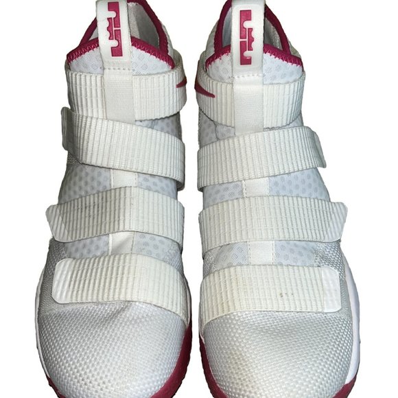 🔥RARE/Nike Lebron Soldier Mens 17 XI TB Promo Basketball Shoes White 16.5 NEW